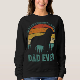 Mens Vintag Best Australian Shepherd Vater Ever Fa Sweatshirt