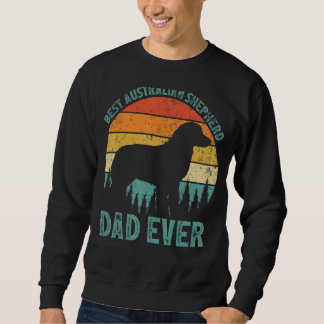 Mens Vintag Best Australian Shepherd Vater Ever Fa Sweatshirt