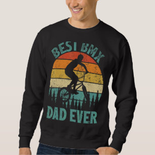 Mens Vintag Best BMX Vater je Vatertag Sweatshirt