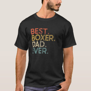 Mens Vintag Best Boxer Vater je Boxer Liebhaber Ge T-Shirt