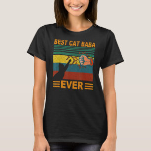 Mens Vintag Best Cat Baba je Cat Baba Väter T-Shirt