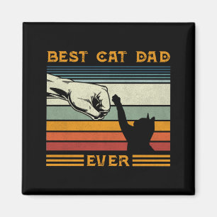 Mens Vintag Best Cat Vater je Bump Chat Lover Magnet
