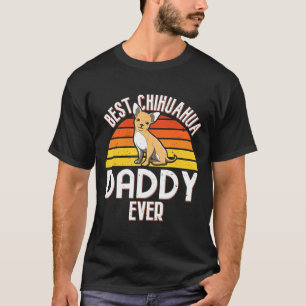 Mens Vintag Best Chihuahua Daddy je I Dog T-Shirt