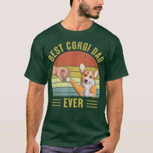 Mens Vintag Best Corgi Vater Ever Fump Funny Funny T-Shirt