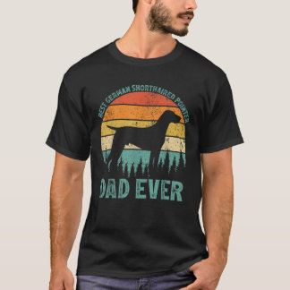Mens Vintag Best German Kurzhaarige Vater E T-Shirt