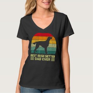 Mens Vintag Best Irish Setter Vater je Vater T-Shirt