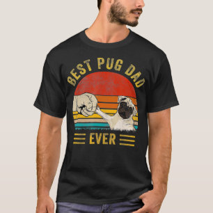 Mens Vintag Best Mops Vater Jeden Mops Lover Day T-Shirt