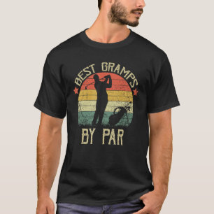 Mens Vintag beste Gramps von Par Vatertag Gol. T-Shirt