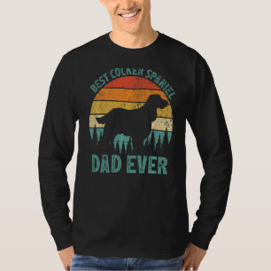 Mens Vintag bester Cocker Spanier Vater je Vater' T-Shirt