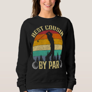Mens Vintag bester Cousin Par Vatertag Golf Sweatshirt