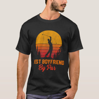 Mens Vintag bester Freund von Par Golf Boyfriend T-Shirt
