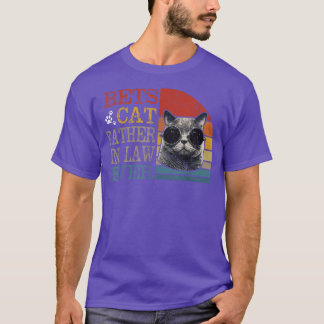 Mens Vintag bester Katze Vater im Jura je lustig C T-Shirt