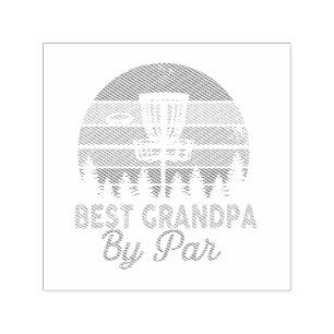 Mens Vintag bester Opa Par Disc Golf Vater Fett Permastempel