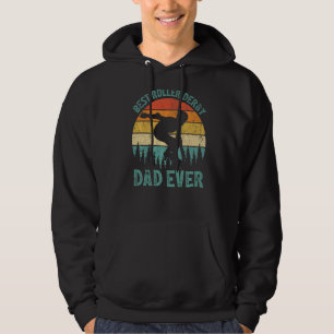 Mens Vintag bester Roller Derby Vater je Vater Hoodie