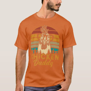 Mens Vintag Chicken Daddy Hühnchen Vater Father Fa T-Shirt