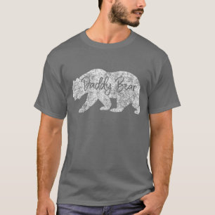 Mens Vintag Daddy Bear neue Farben T-Shirt