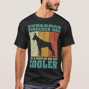 Mens Vintag Doberman Pinscher Vater wie ein regelm T-Shirt