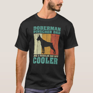 Mens Vintag Doberman Pinscher Vater wie ein regelm T-Shirt