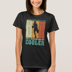 Mens Vintag Flag Football Vater wie ein regelmäßig T-Shirt