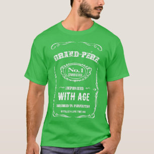 Mens Vintag GrandPere Großvater T-Shirt