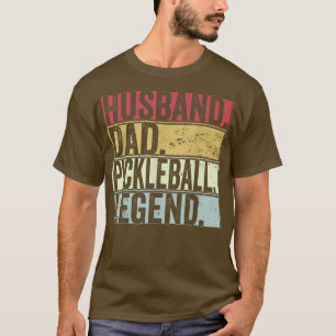 Mens Vintag Husband Vater Pickleball Legend Funny  T-Shirt