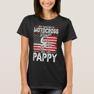 Mens Vintag mein Lieblings-Motocross-Player ruft m T-Shirt