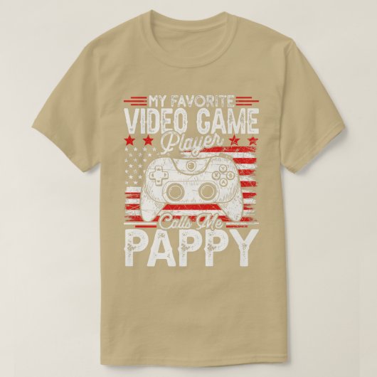 Mens Vintag mein Lieblingsvideospielergespräch T-Shirt (Design vorne)