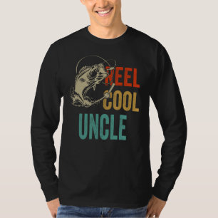 Mens Vintag Reel Cool Onkel Vathers Day T-Shirt