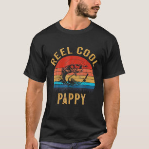 Mens Vintag Reel Cool Pappy Funny Vathday T-Shirt