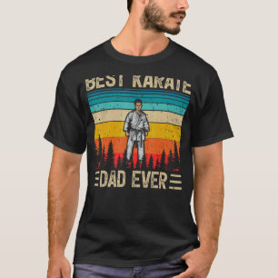 Mens Vintag Retro Best Karate Vater Ever Vaterscha T-Shirt