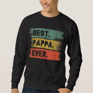 Mens Vintag Retro Best Pappa je Men Vater D Sweatshirt