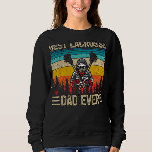 Mens Vintag Retro Bester Lacrosse Vater je Vater' Sweatshirt