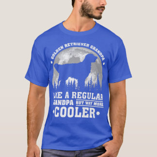 Mens Vintag Retro Funny Golden Retriever Opa T-Shirt