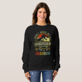 Mens Vintag Retro Grandpasaurus Dinosaurier Rex Fa Sweatshirt (Vorne ganz)