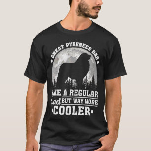 Mens Vintag Retro Hund Große Pyrenäen Vater Vater' T-Shirt