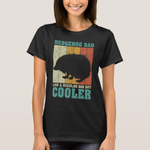 Mens Vintag Retro Igel Vater wie ein regelmäßiger T-Shirt