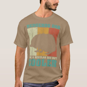 Mens Vintag Retro Igel Vater wie ein regelmäßiger T-Shirt