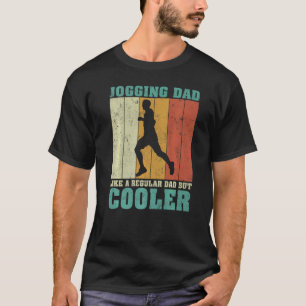 Mens Vintag Retro Joggen Vater wie ein regelmäßige T-Shirt