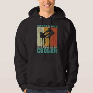 Mens Vintag Retro Karate Vater wie ein regelmäßige Hoodie