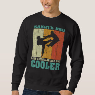 Mens Vintag Retro Karate Vater wie ein regelmäßige Sweatshirt