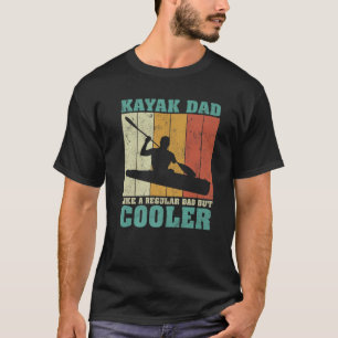 Mens Vintag Retro Kayak Vater wie ein regelmäßiger T-Shirt