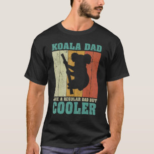 Mens Vintag Retro Koala Vater wie ein regelmäßiger T-Shirt