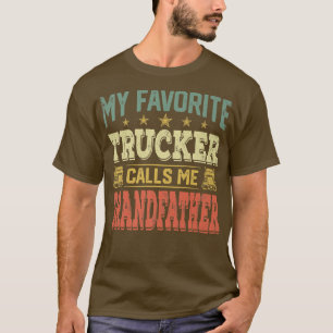 Mens Vintag Retro Mein Lieblings-LKW nennt mich Gr T-Shirt