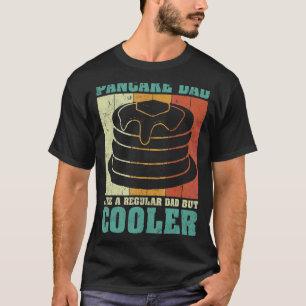 Mens Vintag Retro Pancake Vater wie ein regelmäßig T-Shirt