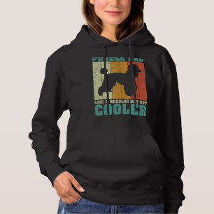 Mens Vintag Retro Poodle Vater wie ein regelmäßige Hoodie
