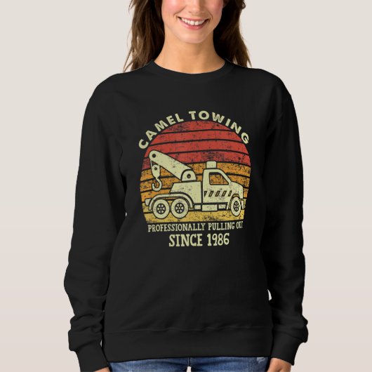 Mens Vintag Retro Professional Camel Schlepper Sweatshirt (Vorderseite)