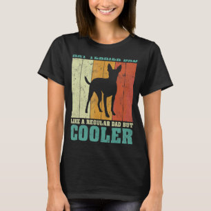 Mens Vintag Retro Rat Terrier Vater wie ein regelm T-Shirt