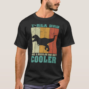 Mens Vintag Retro Rex Vater wie ein regelmäßiger V T-Shirt