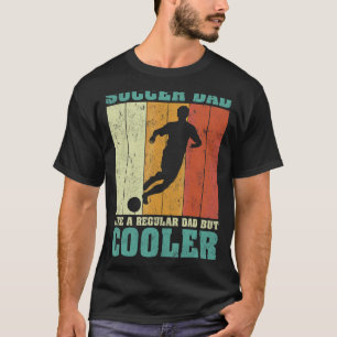 Mens Vintag Retro Soccer Vater wie ein regelmäßige T-Shirt