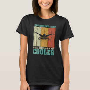 Mens Vintag Retro Vater wie ein regelmäßiger Vater T-Shirt